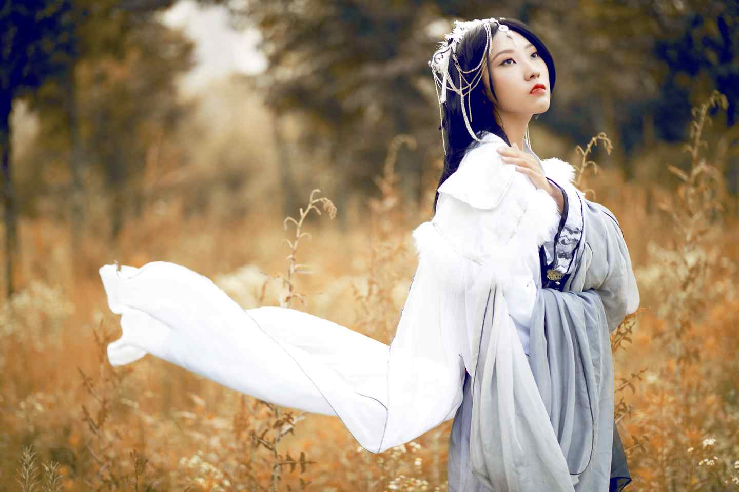 鹤拟人cosplay