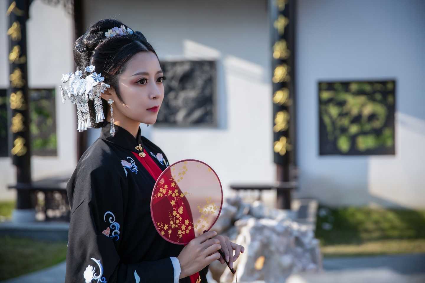汉服—画屏