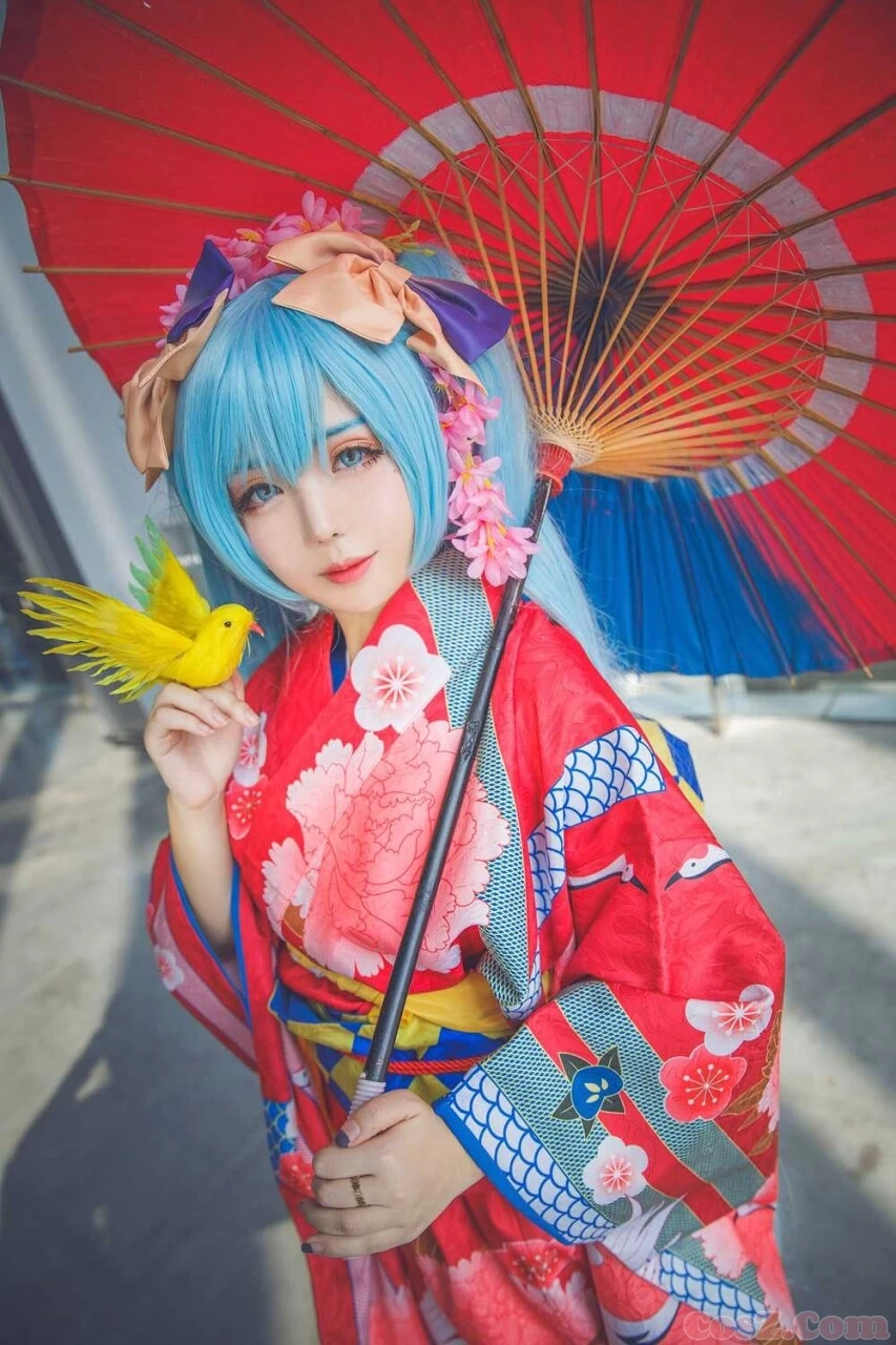 初音miku和服木屐很隔脚!