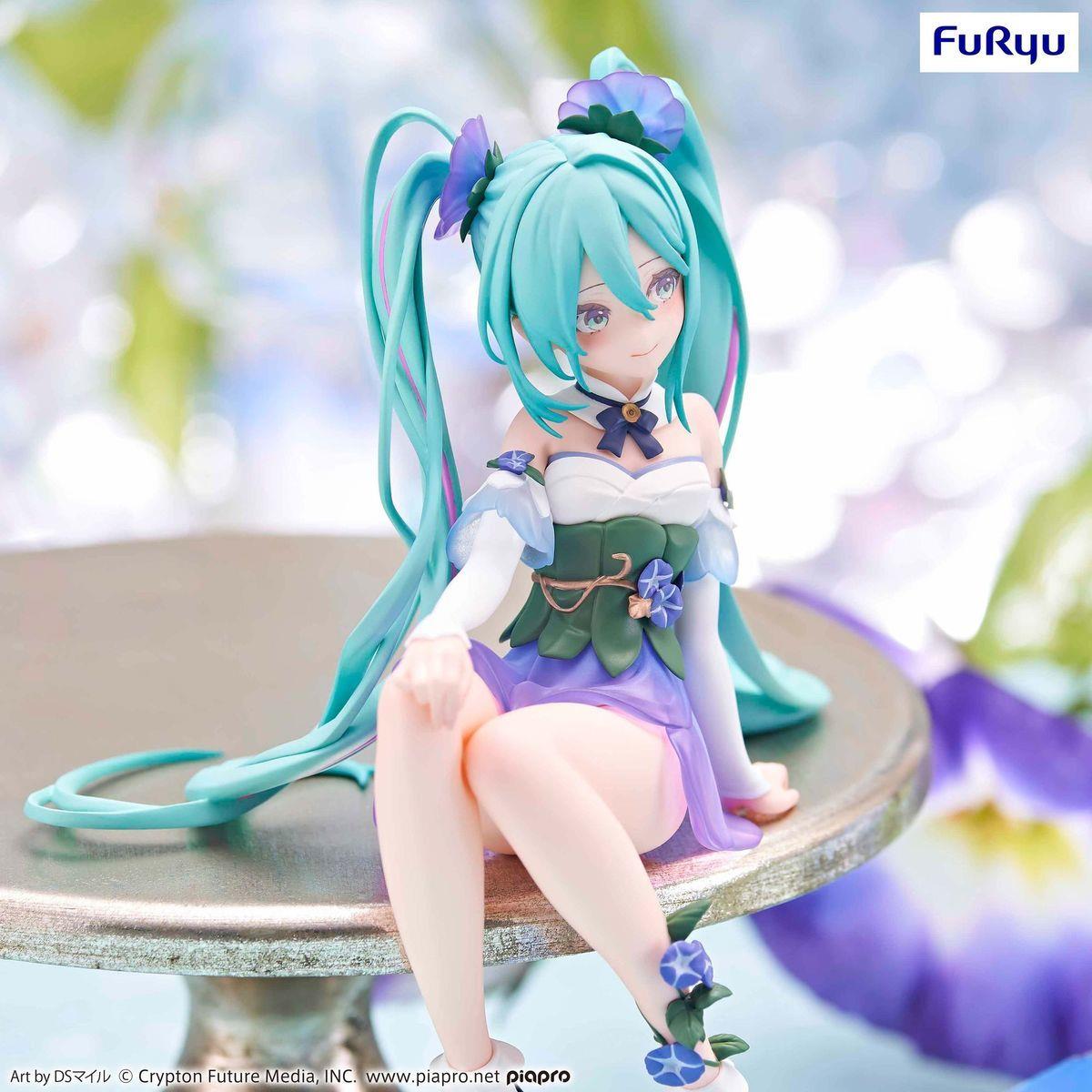 初音未来牵牛花仙子初音手办动漫二次元周边泡面压机箱摆件礼