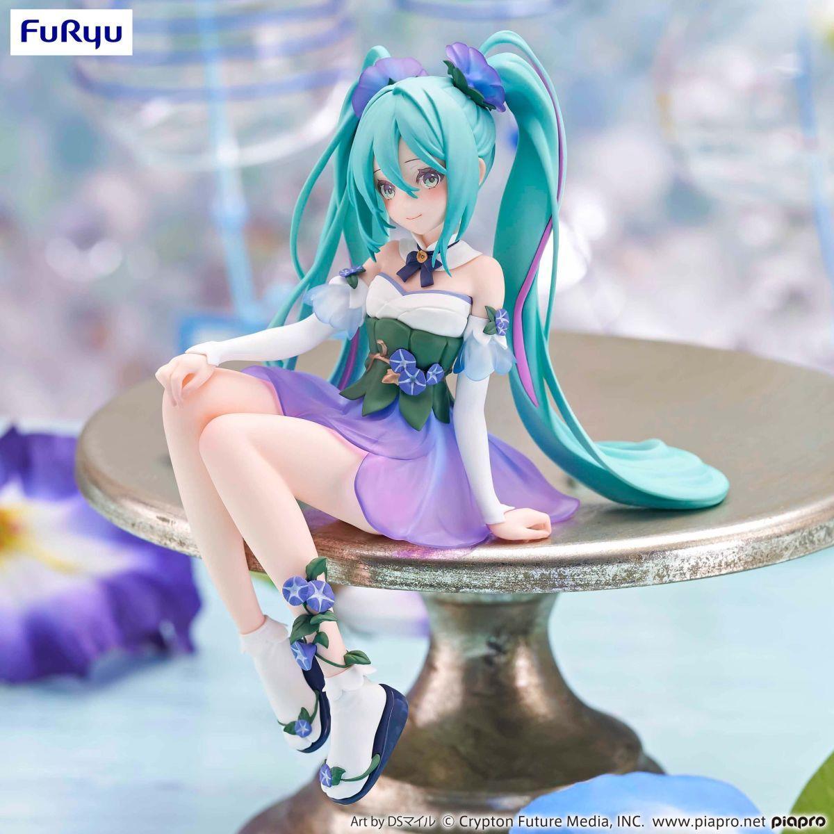 初音未来牵牛花仙子初音手办动漫二次元周边泡面压机箱摆件礼
